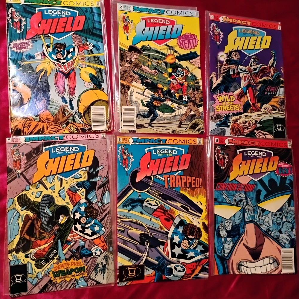 Legend of the Shield 1991 Comic Book Collection
